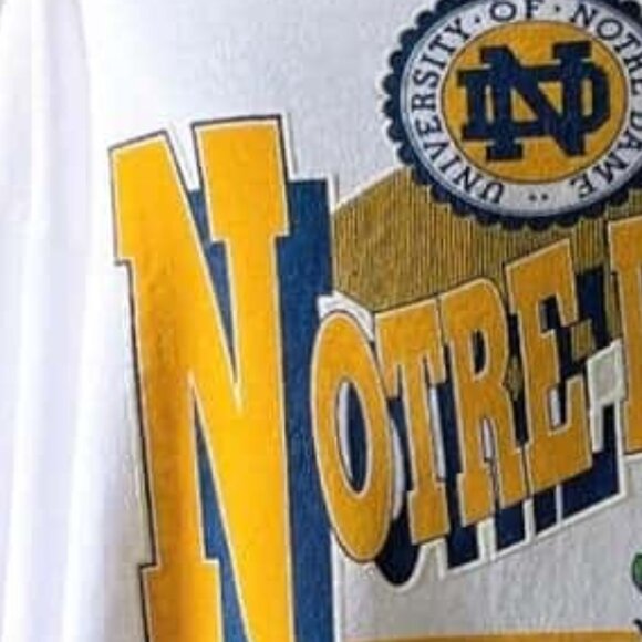 90s Notre Dame Fighting Irish Sweatshirt - Picture 2 of 3
